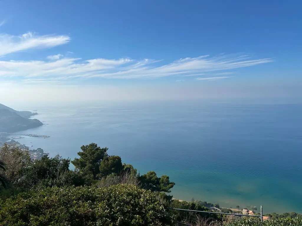 The sea at Castellabate seen from above, from the old village
